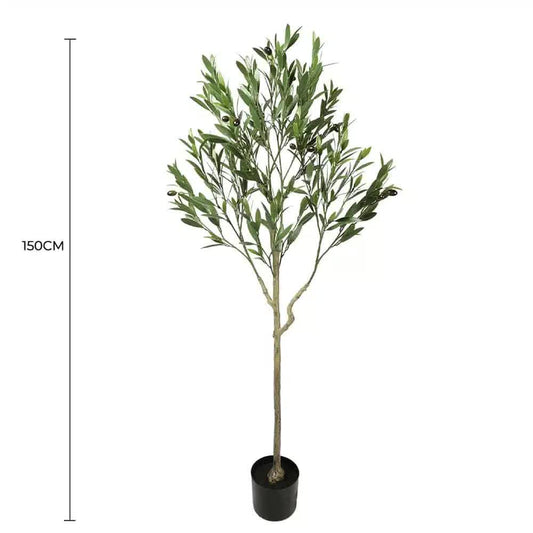 Nearly Natural Artificial Olive Tree UV Resistant 150cm V637-DP1140910