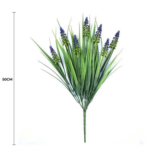 Artificial Dense English Lavender Stem UV Resistant 50cm V637-DP1179499