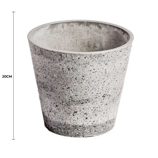 Imitation Grey Stone Pot 20cm V637-DP9110020