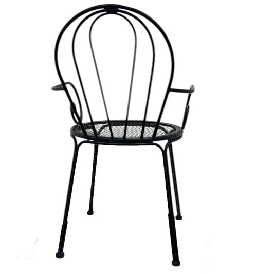 Set 2 Outdoor Vintage Chair w Arms 88cm V637-E030308