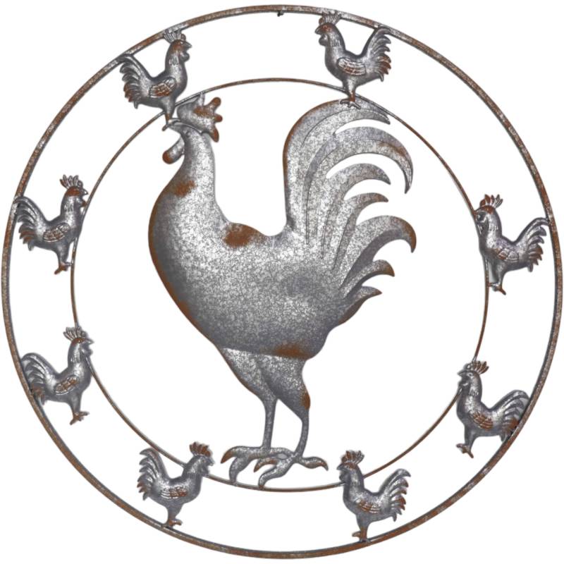 Rooster Wall Art 86x86cm V637-E522801