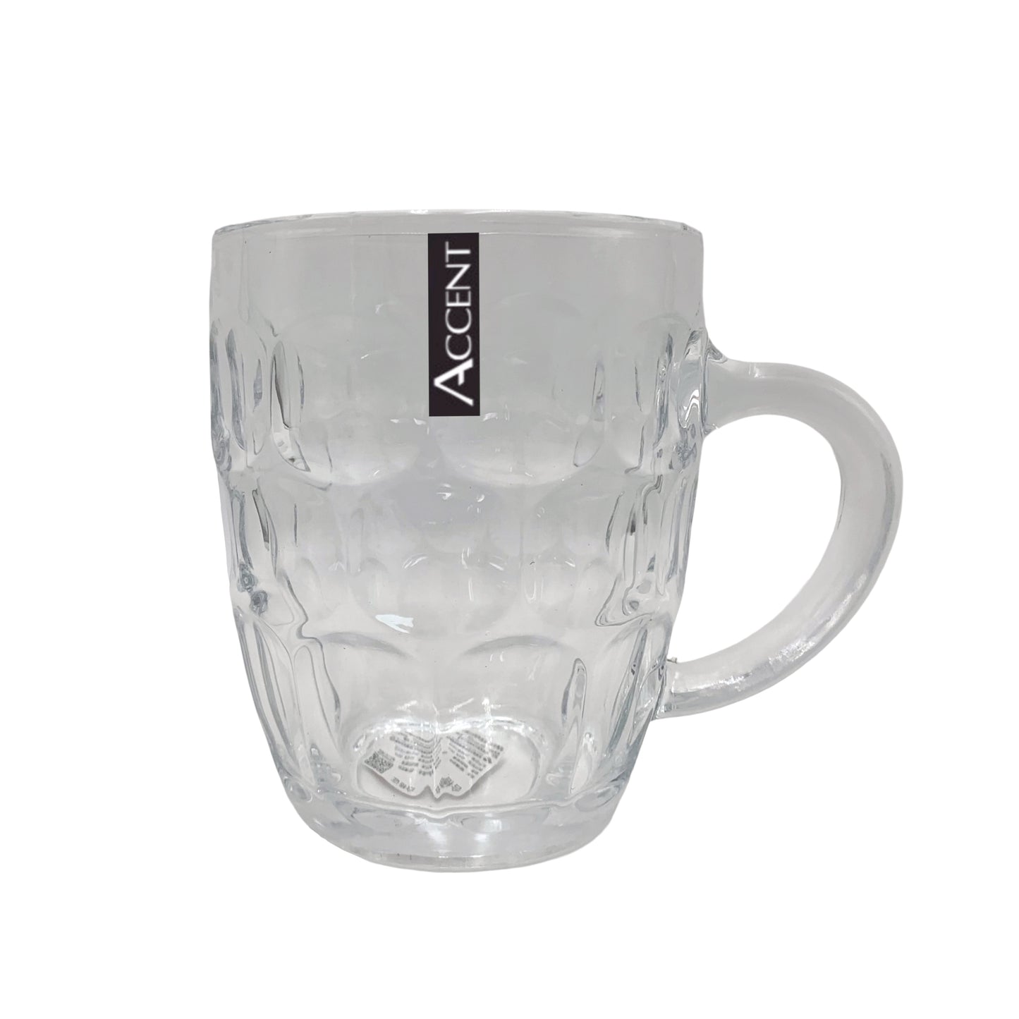 bulk 24 Glass Dimple Beer Mug 560ml 12cm V637-GLA37242