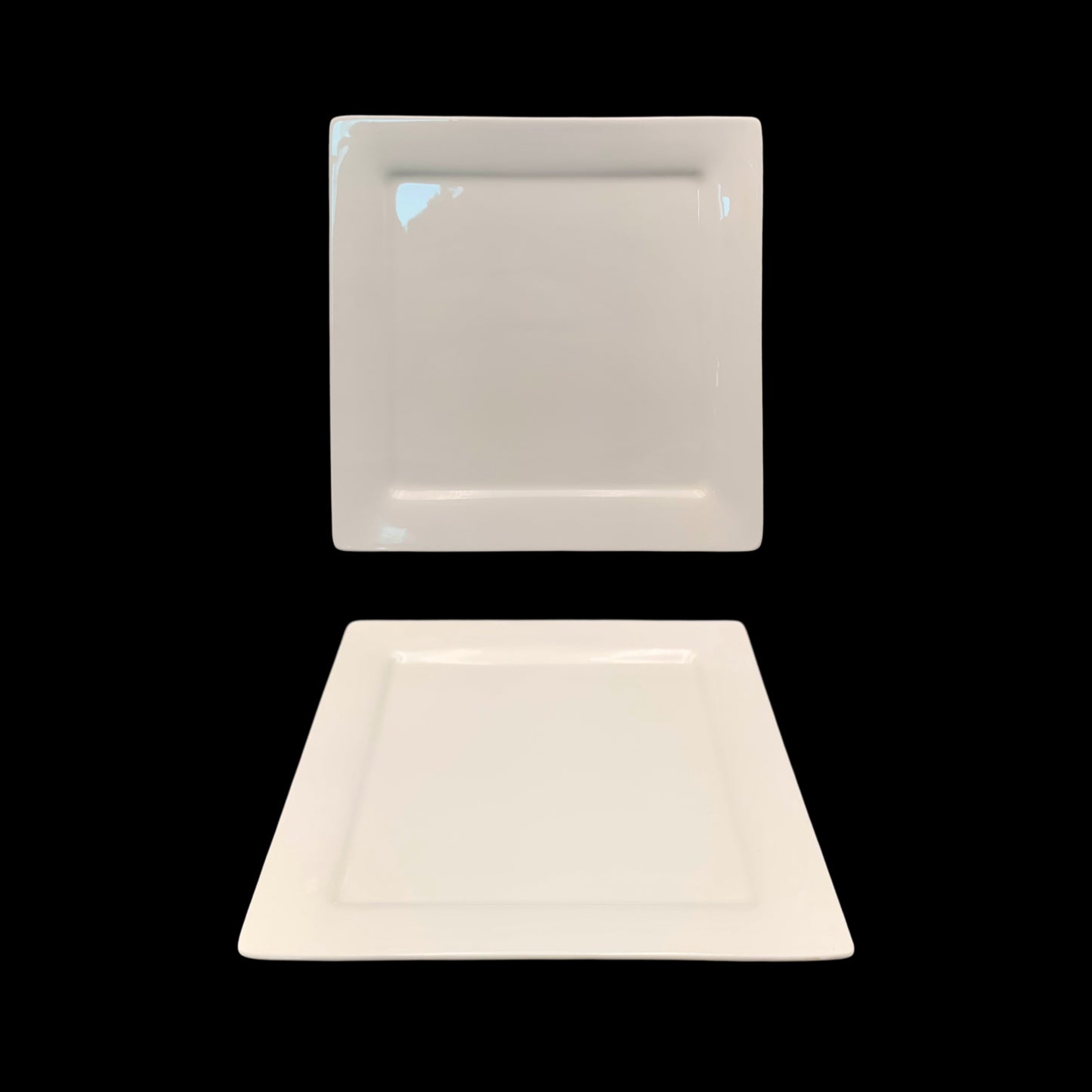 bulk 24 White New Bone China Square Side Plate 21cm V637-TAB38473