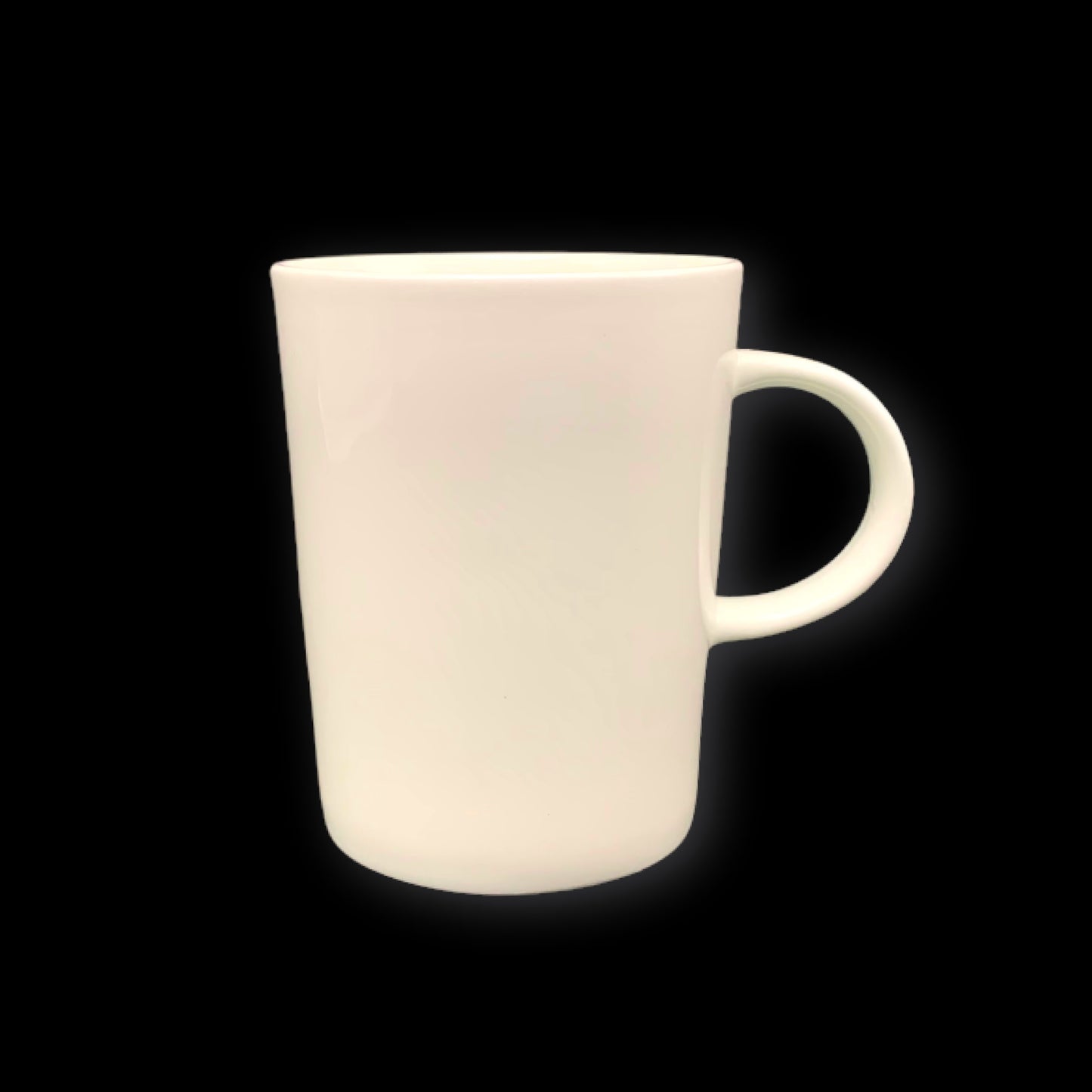 bulk 24 White Bone China Cone Mug 340ml 8x10cm V637-TAB38712