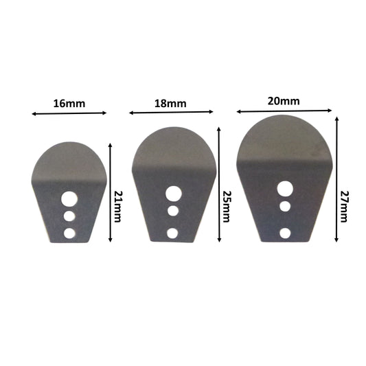 Artizan Swim Jig Blade, 21 x 16mm, Small, 10 pack V658-93MC000030601