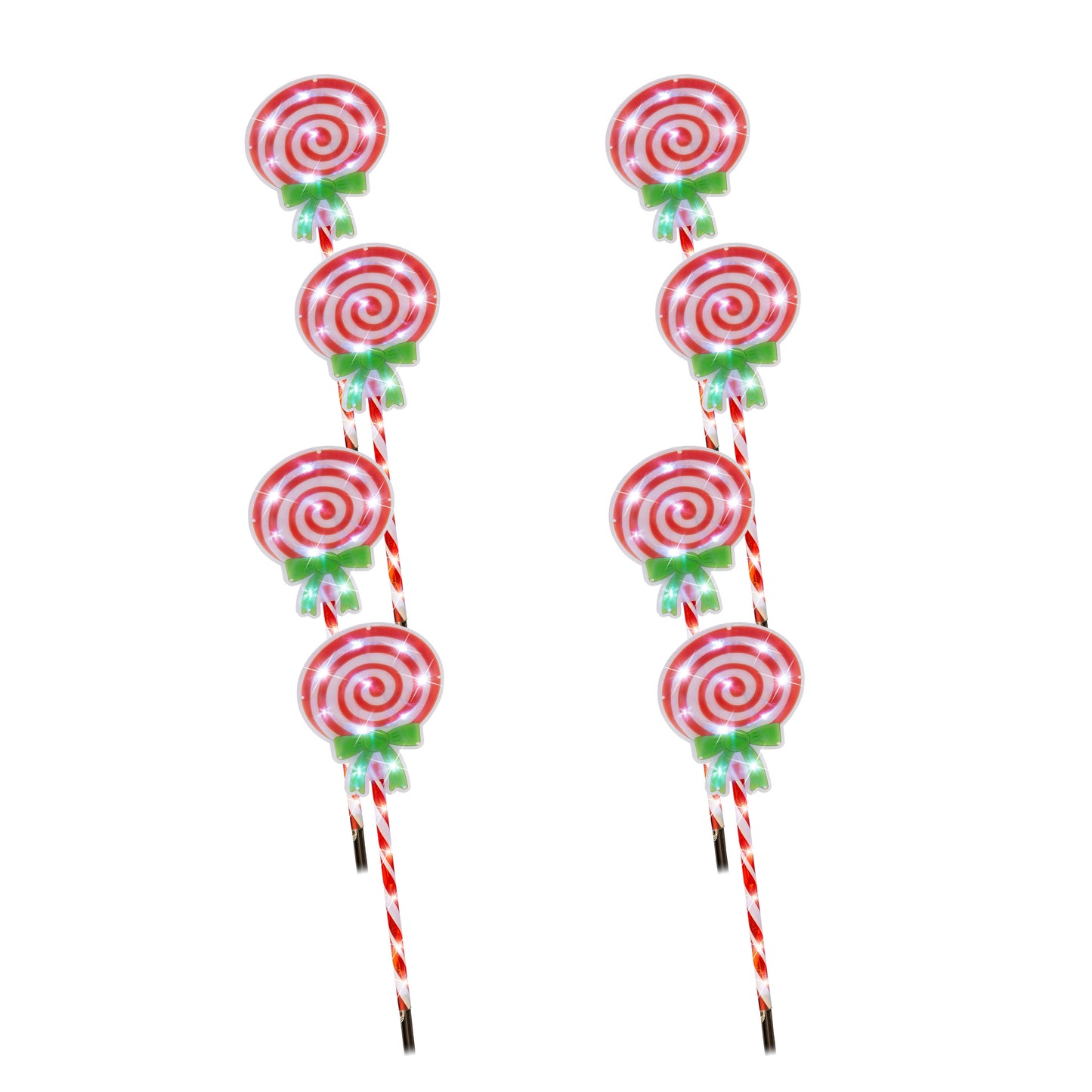 LED Candy Lollipop Path Lights 4pk V720-XL1124