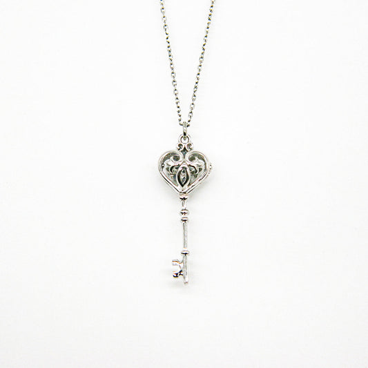 Gift Box - Key White Gold Aroma Necklace + Purify Oil Blend V760-GBAJ - 38