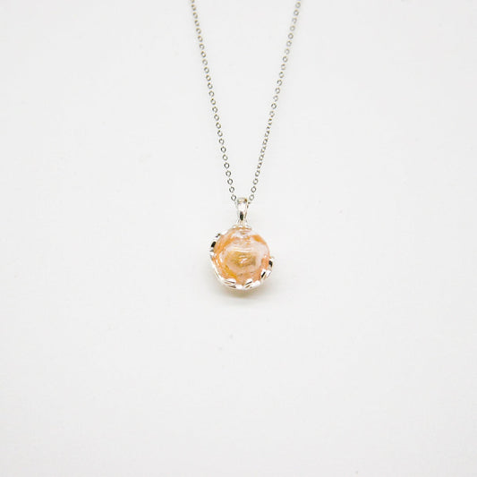 Gift Box - Aroma Necklace White Gold - Planet Nebula Nova (Pink) + Purify Oil Blend V760-GBAJ - 7