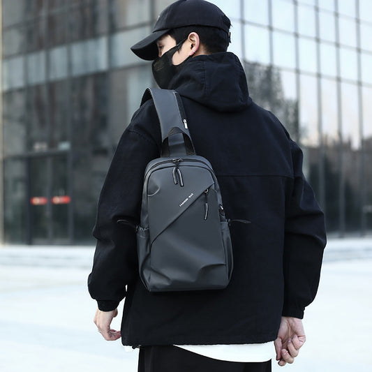 Multifunctional Crossbody Chest Bag | Stylish and Practical Shoulder Backpack for Everyday Use (Black) V888-ELOSUNG11035