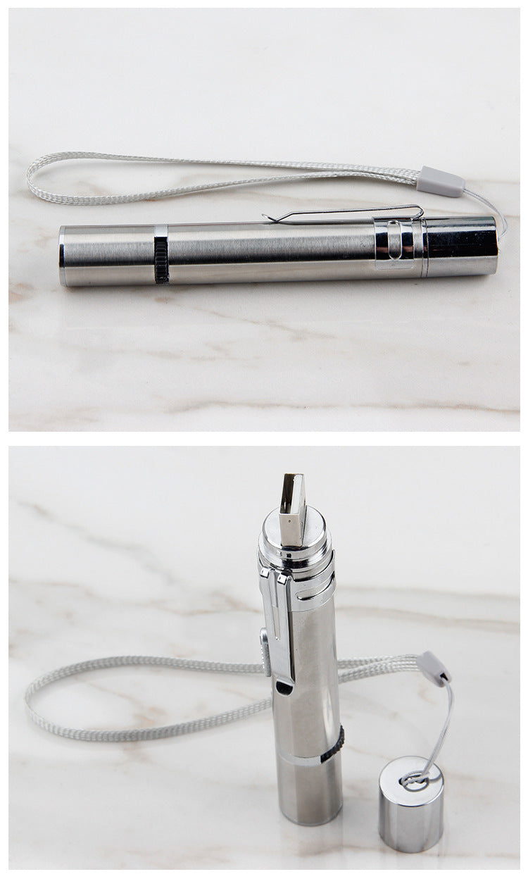 2PCS USB Rechargeable Multifunctional Laser Pointer for Cats - Interactive Toy with Star and Butterfly V888-ELOSUNG11625