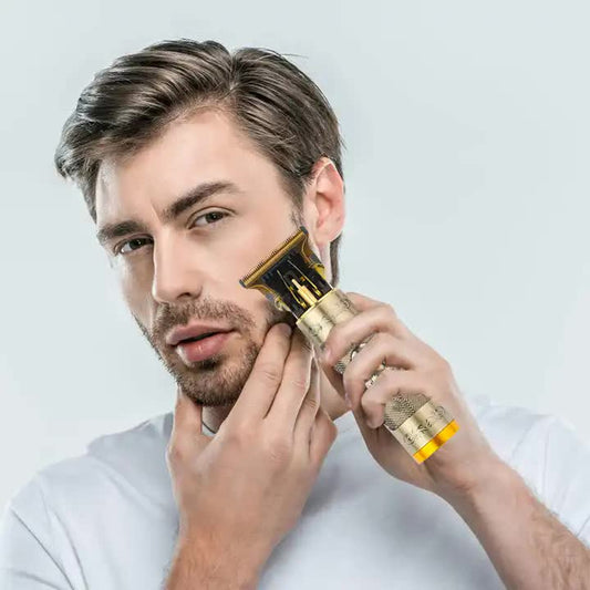3-in-1 Professional Hair Clipper Set - Rechargeable Beard Trimmer, Nose Hair Trimmer, and Electric Shaver V888-ELOSUNG11691