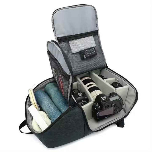 Waterproof DSLR Camera Backpack - Multifunctional large-capacity camera bag that easily carries a tripod V888-ELOSUNG13517