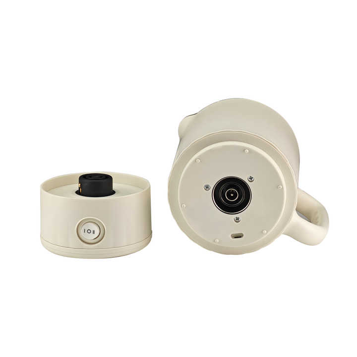 White Portable Foldable Travel Electric Kettle - 304 Stainless Steel Electric Water Boiler V888-ELOSUNG13807
