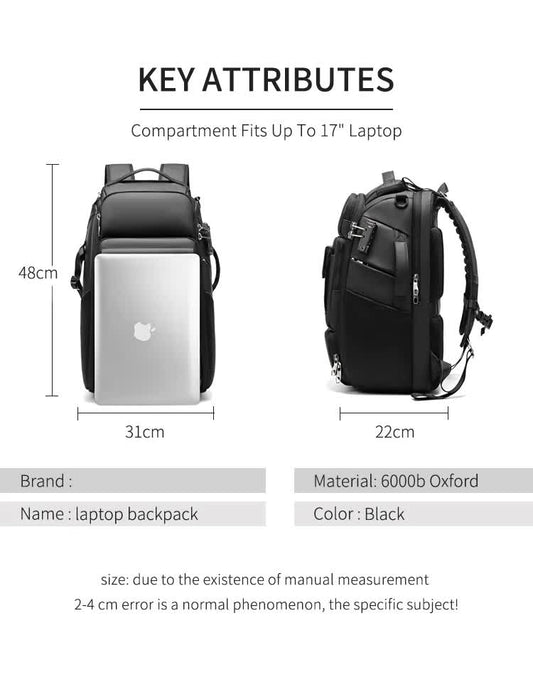 Professional Large Capacity Camera Backpack - Waterproof Anti-Theft DSLR Mirrorless Bag with 17-Inch Laptop V888-ELOSUNG18491