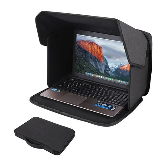 Laptop Sun Shade and Outdoor Privacy Hood - Fits Laptops up to 16 Inches Size L - Anti-Glare Screen Shield, V888-ELOSUNG18536