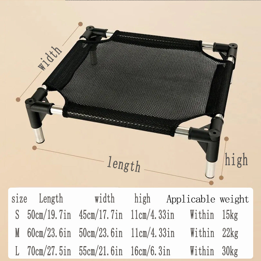 L Breathable and Cooling Elevated Pet Bed - Perfect for Dogs, Provides Comfort and Airflow V888-ELOSUNG19176