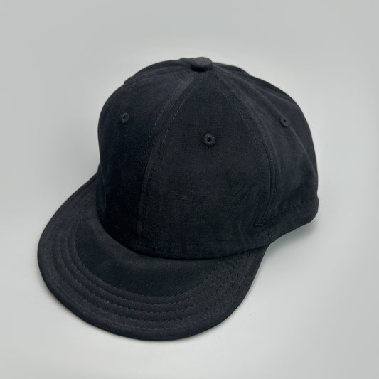 Black Minimalist Baseball Cap - Unisex Retro Streetwear Hat V888-ELOSUNG22855