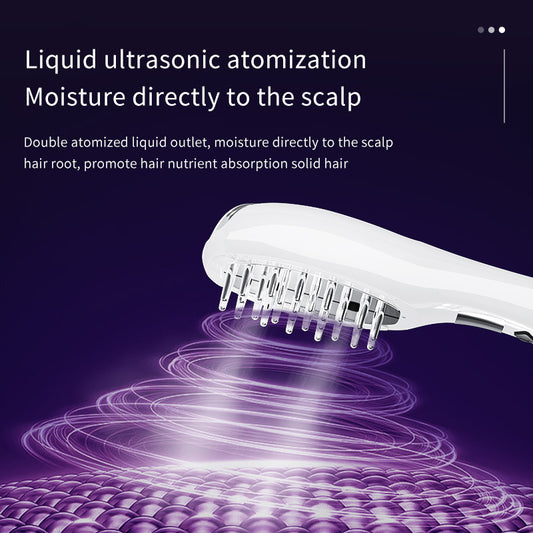 Revitalizing LED Hair Growth Comb: EMS Microcurrent, Red & Blue Light Therapy, Scalp Massager V888-ELOSUNG24621