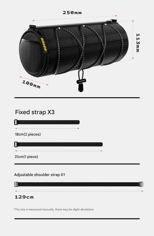 Waterproof Cycling Handlebar Bag / Frame Bag (2.2L) - Converts to Crossbody V888-ELOSUNG26080