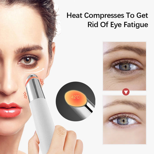 Rechargeable Eye Care Pen with Sterilizing Base - 3-Color Phototherapy Heat & Vibration V888-ELOSUNG26285