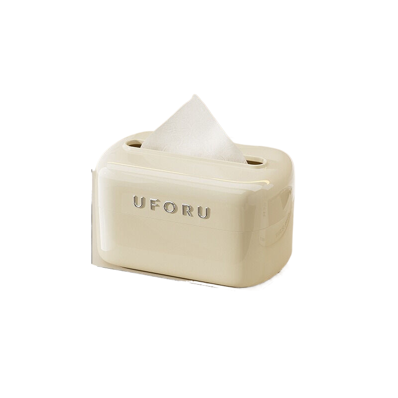 Cream white multifunctional (separate tissue box) 17.5cm*11cm*10.5cm V888-ELOSUNG274