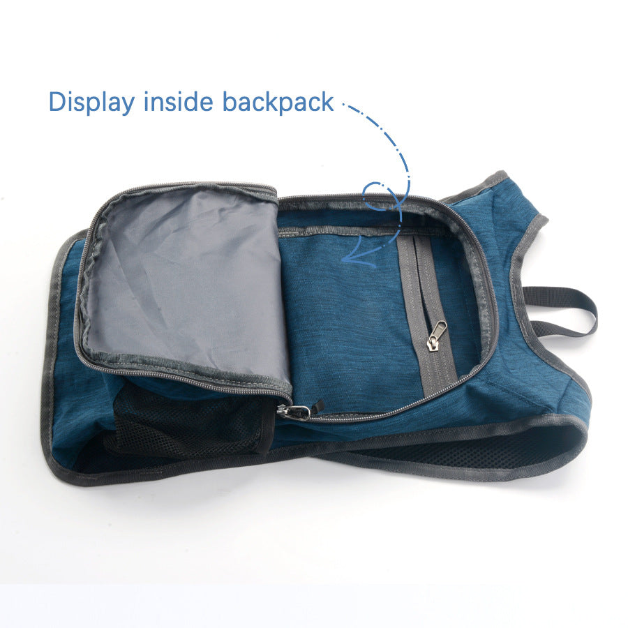 Grey Ultra Lightweight Packable Backpack - Foldable Daypack for Hiking & Travel V888-ELOSUNG28039