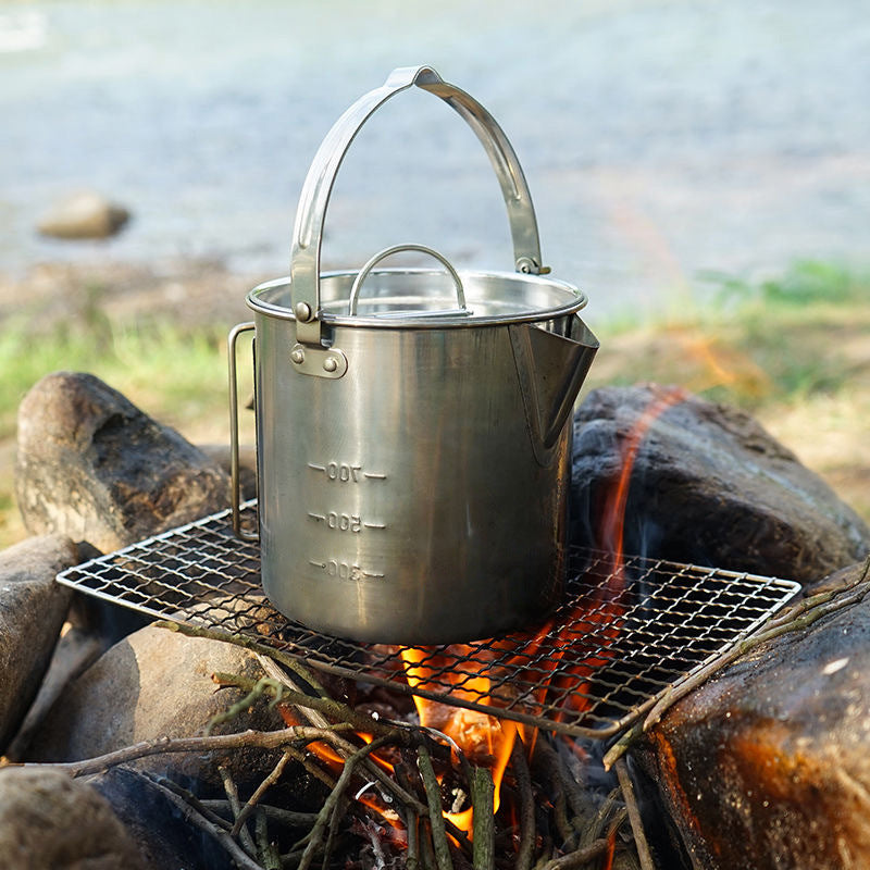 Portable Outdoor Camping Kettle for Coffee, Tea, and Cooking V888-ELOSUNG28460