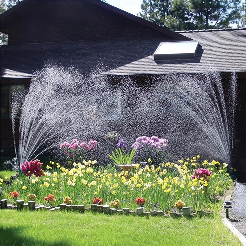 3-Piece 360-Degree Multi-Head Garden Sprinkler Set - Efficient Watering Solution V888-ELOSUNG28670