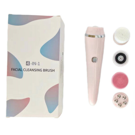 4-in-1 Electric Facial Cleansing Brush & Massager - IPX6 Waterproof, 3 Speeds, Bi-Directional Spin, USB V888-ELOSUNG29386