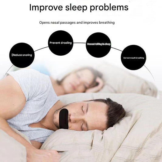 2-piece Premium Sleep Stop Snoring Strips - 30 pieces of breathable, skin-friendly tape for snoring relief, V888-ELOSUNG34622