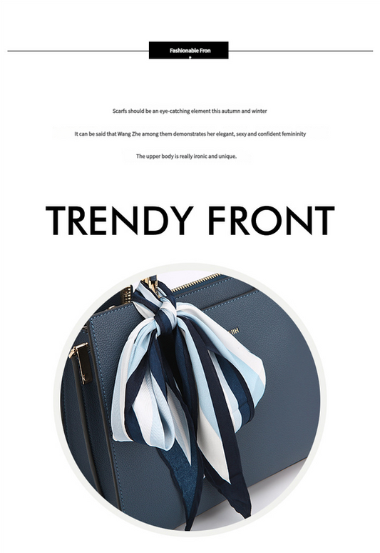 Fashionable Synthetic Leather Crossbody Bag with Detachable Scarf - Multiple Compartments for Daily V888-ELOSUNG35219