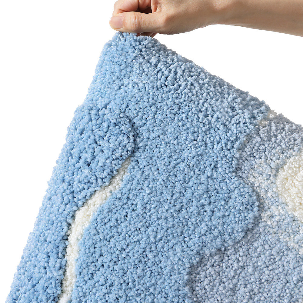 Premium Bath Mat with 8X Water Absorption & Non-Slip Base(forest) V888-ELOSUNG35350