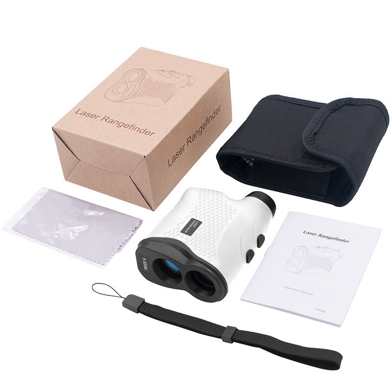 Long Range Laser Rangefinder - 5-500 Yards, Pinpoint Accuracy, Ergonomic Design(White) V888-ELOSUNG35723