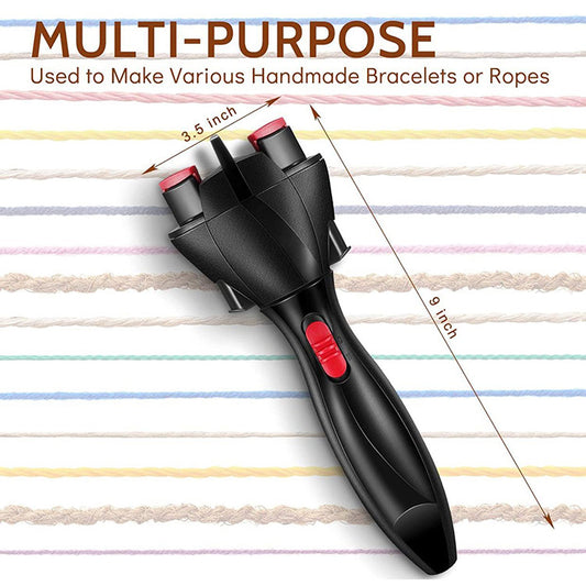 Automatic Hair Braiding Tool - Bi-Directional Rotation, Quick Twist Styling for Braids & Handmade V888-ELOSUNG35836