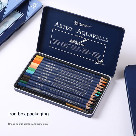 Giorgione Artist Watercolour Pencils 36-Color Set - Premium Water Soluble Colored Pencils for Art & Drawing V888-ELOSUNG36548