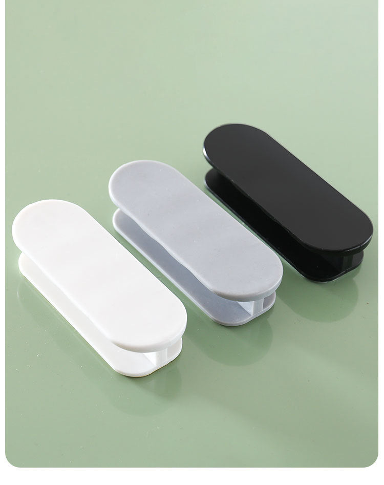 White 10-Pack No-Drill Window Handle Cabinet Pulls - Adhesive Mounting for Easy Installation V888-ELOSUNG36715