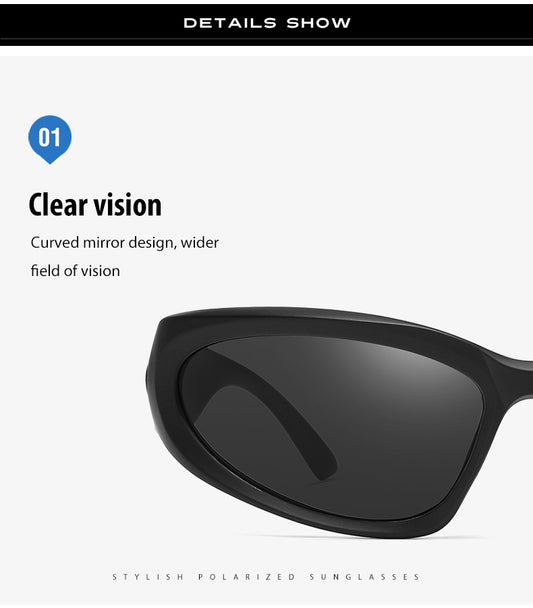 2 Pack Pink+ Blue Sports Sunglasses Men Small Frame Cycling Glasses Anti-Glare UV Protection Outdoor Eyewear V888-ELOSUNG38647