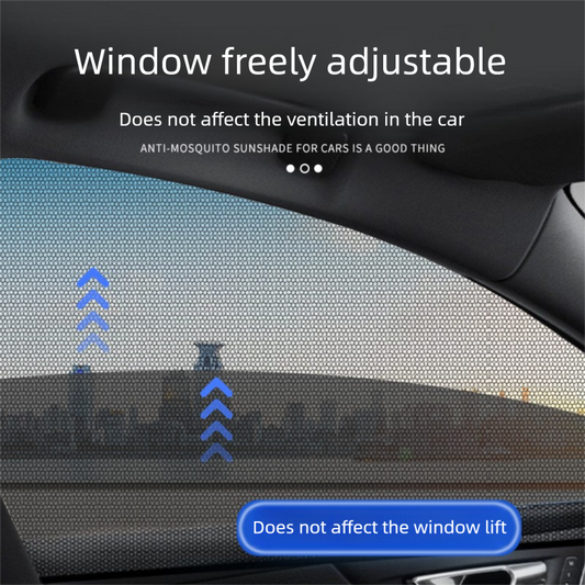 4PCS Car Curtain Screen Mosquito Net for SUV(2 Front + 2 Rear) - Anti-mosquito Shade in Summer, Sun V888-ELOSUNG39265