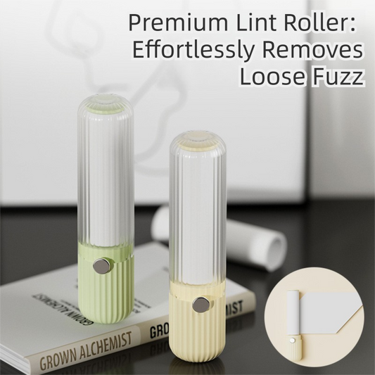 Green Portable Mini Lint Roller Set for Pet Hair Cleaning - 6 Refills (180 Sheets Total), Sticky Dust Remover V888-ELOSUNG39394