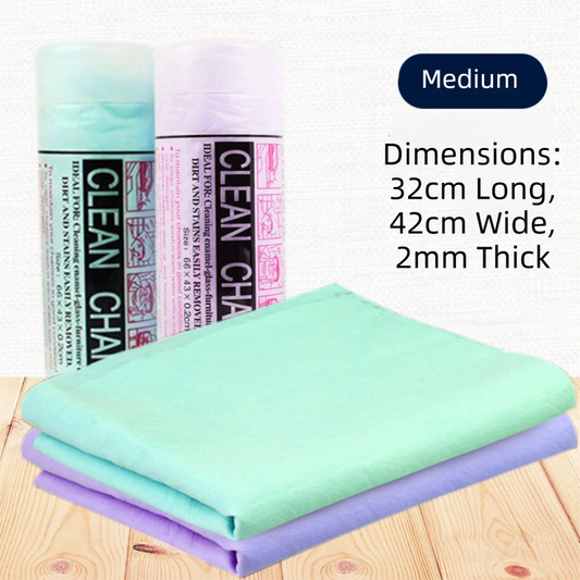 2-Pack Medium Size Super Absorbent Quick Drying Pet Towel with Storage Canister(32 x 42CM) - NonHair-Stick V888-ELOSUNG39856