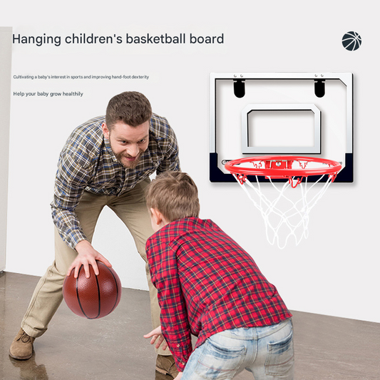 Indoor Mini Basketball Hoop Foldable Over The Door Basketball Set with Spring Action Breakaway Rim V888-ELOSUNG40537