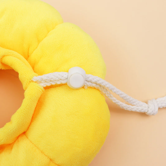 3-Pcs Soft Yellow Sunflower Elizabethan Collar Adjustable Pet Cone for Cats and Small Dogs Anti-Bite Recovery V888-ELOSUNG40875