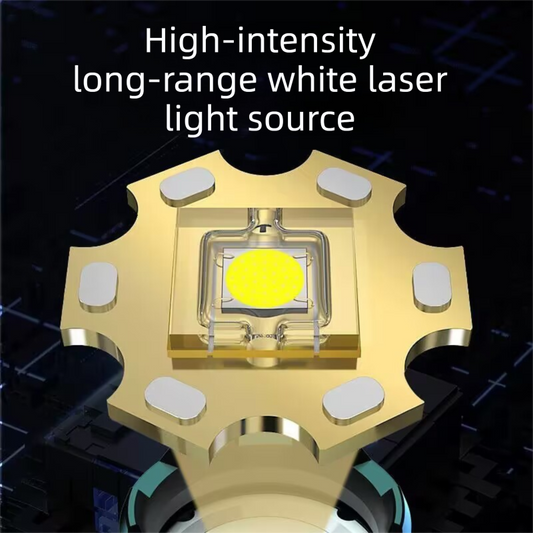 High Power 30W LED Headlamp with White Laser Long Range Zoom Motion Sensor Head Torch for Night Fishing V888-ELOSUNG40903