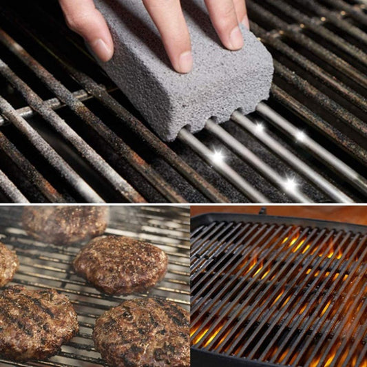 5 Pack Grill Cleaning Brick Pumice Stone BBQ Cleaner Block Heavy Duty Grease Remover for Griddle Stove and V888-ELOSUNG41190