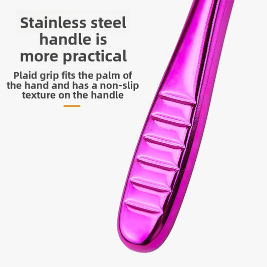 2-Pack Stainless Steel Foot Planer and Callus Remover - Professional Pedicure Tool for Dead Skin and Hard V888-ELOSUNG42289