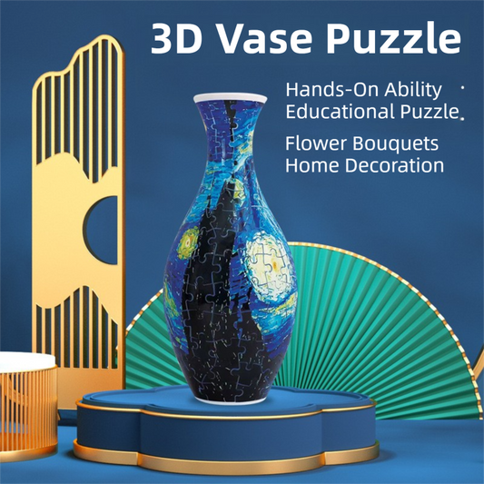 160 PCS Hummingbird 3D Puzzle Vase - DIY Interlocking Flower Vase Kit, Home Decorative and Toy Gift for Mom V888-ELOSUNG42358