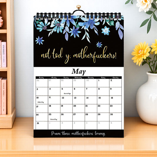 Exhausted women 2026 Wall Calendar 28.5 x 21 cm - Funny and Inspirational Designs for Home, Office, or Gift V888-ELOSUNG43088