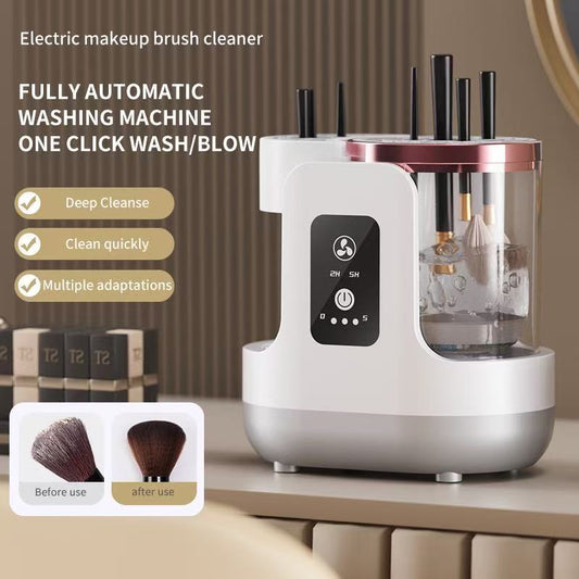 Automatic Electric Makeup Brush Cleaner with UV Sterilization & Fast Drying - Rechargeable, One-Touch V888-ELOSUNG43151