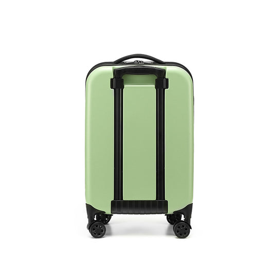 Beige 20 Inch Foldable Carry-on Suitcase with 360 Spinner Wheels and Combination Lock, Lightweight Space V888-ELOSUNG43250