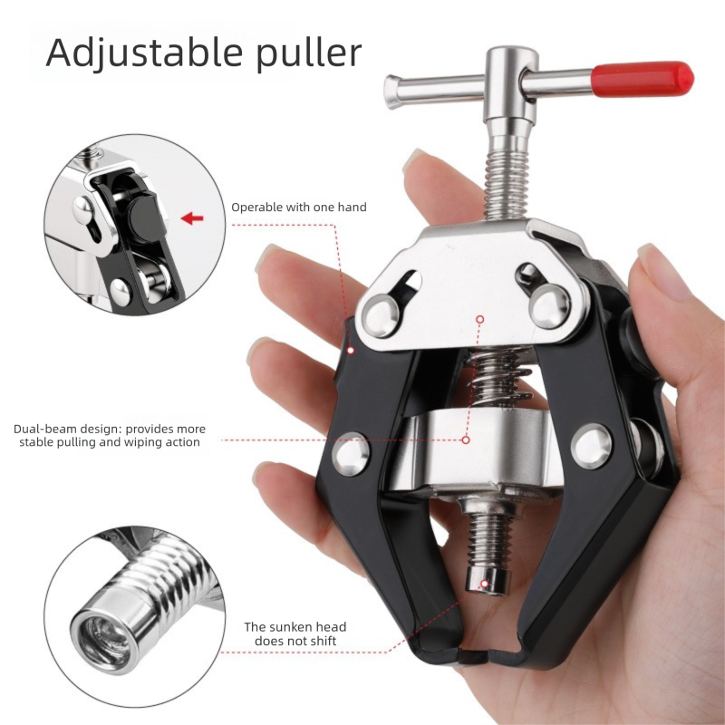 Heavy Duty Adjustable Car Wiper Arm Puller Tool Battery Terminal & Alternator Bearing Remover 9-30mm Opening V888-ELOSUNG44223